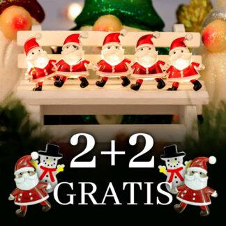Ünnepi fények „Santa égősor” 2+2 AJÁNDÉK