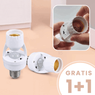 Mozgásérzékelős izzó adapter – Autoglow 1+1 AJÁNDÉK