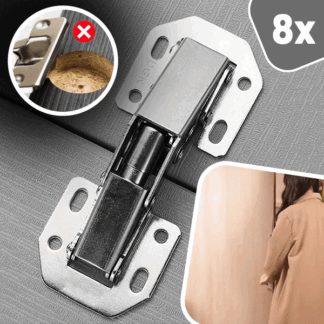 8x Ajtópánt fúrás nélkül – QuickFit