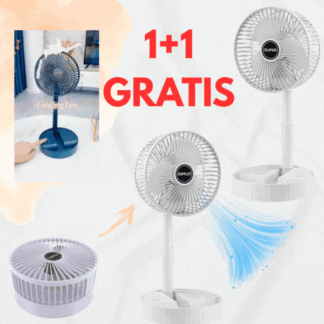3 az 1-ben többcélú összecsukható állványos ventilátor 1+1 AJÁNDÉK