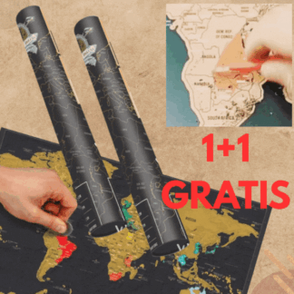 WanderMap - Kaparós világtérkép 1+1 AJÁNDÉK