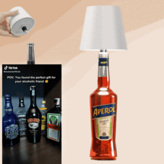 Elegáns vezeték nélküli üvegvilágítás - GlowBottle